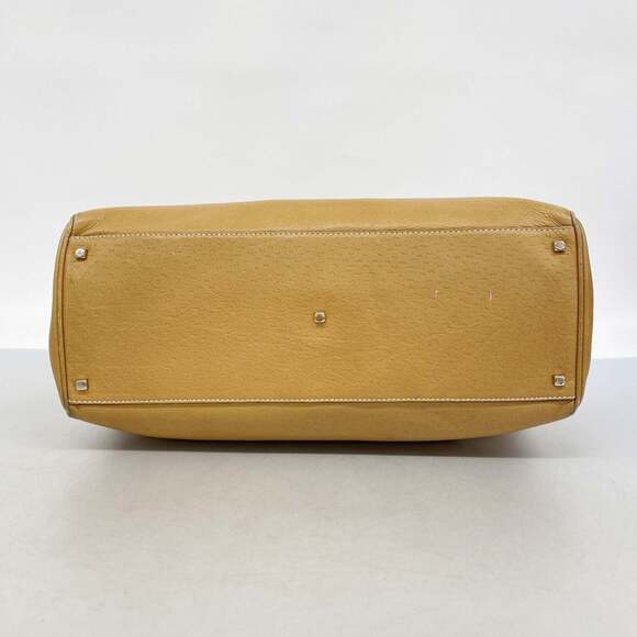 Salvatore Ferragamo Gancini Leather Shoulder Bag, Brown, Women's - Picture 3 of 13